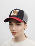 Бейсболка GOORIN BROTHERS арт. 101-1067 (черный / бордовый)